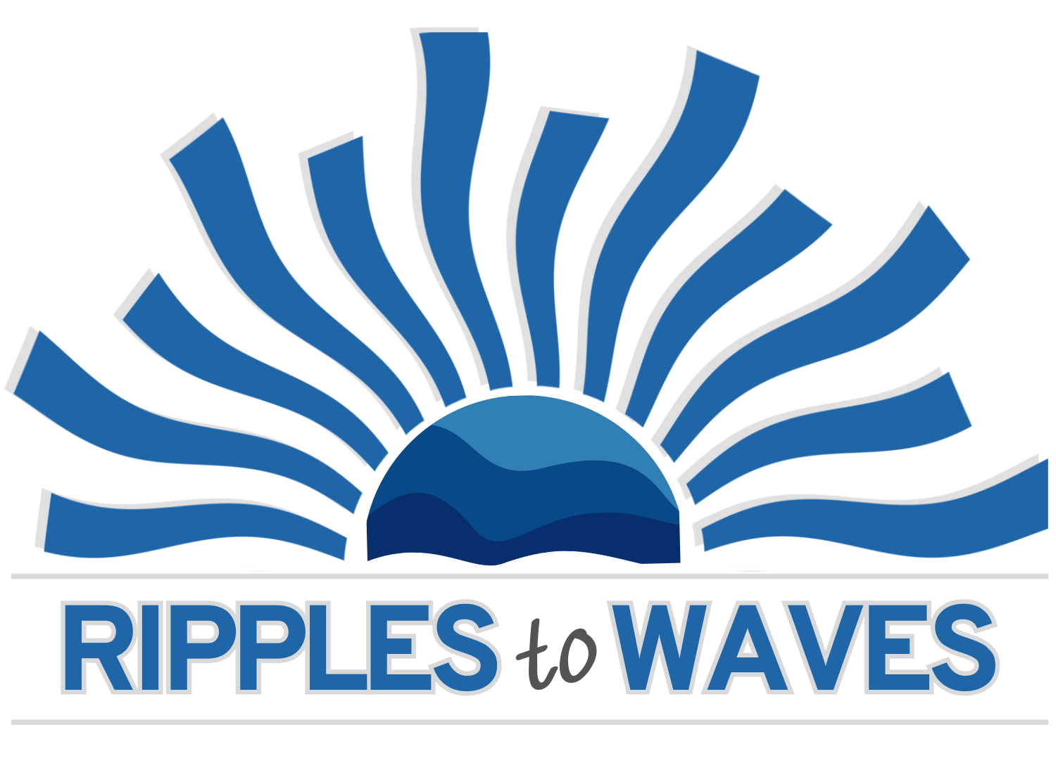 Ripples to Waves Logo